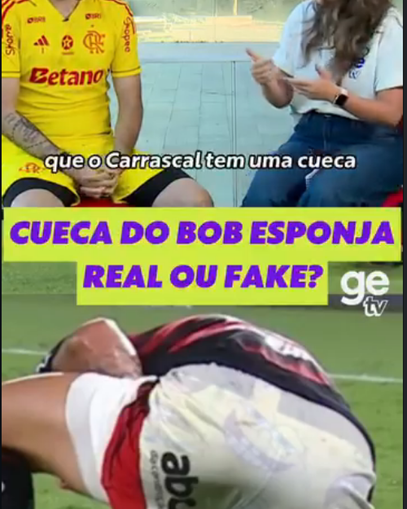 Goleiro Rossi respondendo sobre a publicação da Bagrescore